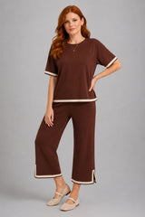 Conjunto Feminino Calça e Blusa Sweater