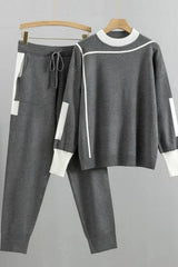 Conjunto Feminino Calça e Blusa Tricot Jake