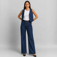 Conjunto Jeans Feminino Yumi