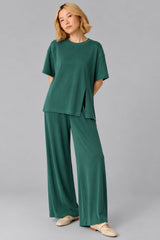 Conjunto Modal Tech Calça E Blusa Ananda