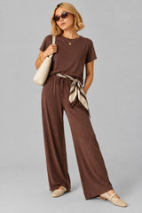 Conjunto Modal Tech Calça E Blusa Jane