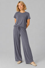 Conjunto Modal Tech Calça E Blusa Jane