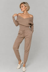Conjunto Suéter e Calça Tricot Feminino Sacha
