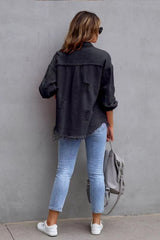 Jaqueta Jeans Feminina Colorida Andy