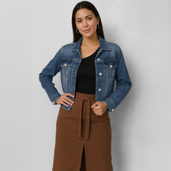 Jaqueta Jeans Feminina Marilei