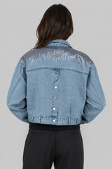 Jaqueta Jeans Feminina Paete Lindisay