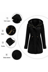 Jaqueta Parka Feminina Lexia