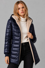Jaqueta Puffer Feminina Forrada Cute