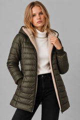 Jaqueta Puffer Feminina Forrada Cute