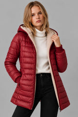 Jaqueta Puffer Feminina Forrada Cute