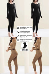 Kit Roupa Térmica Feminina - Aquece Sem Volume e Sem Marcas | Compre 2 Leve 4