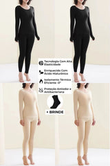 Kit Roupa Térmica Feminina - Aquece Sem Volume e Sem Marcas | Compre 2 Leve 4