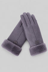 Luva Térmica Peluciada Feminina Touch Screen