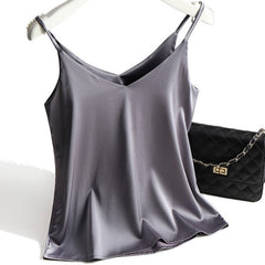 Blusa Feminina Seda Lari Cinza - Coradon