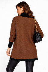 Poncho Feminino Tricot Xadrez