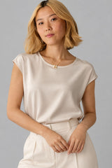 Blusa Feminina De Cetim Antonia