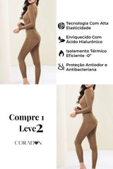 Kit Roupa Térmica Feminina - Aquece Sem Volume e Sem Marcas | Compre 1 Leve 2