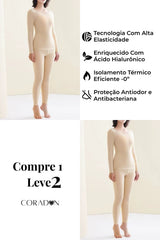 Kit Roupa Térmica Feminina - Aquece Sem Volume e Sem Marcas | Compre 1 Leve 2