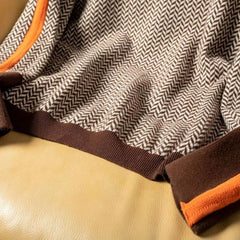 Suéter Feminino Marrom Gola Alta Ariadne