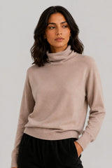 Suéter Feminino Tricot Gola Alta Hery