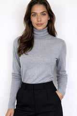 Suéter Feminino Tricot Gola Alta Hery
