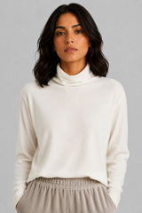 Suéter Feminino Tricot Gola Alta Hery