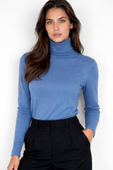 Suéter Feminino Tricot Gola Alta Hery