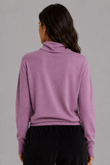 Suéter Feminino Tricot Gola Alta Hery
