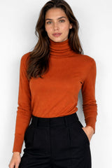 Suéter Feminino Tricot Gola Alta Hery