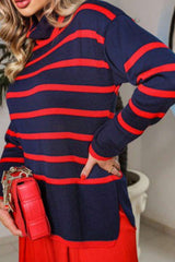 Suéter Feminino Tricot Listrado Alana