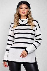Suéter Feminino Tricot Listrado Alana