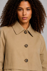 Trench Coat Feminino Bege Bali