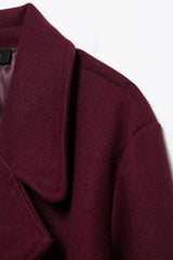 Trench Coat Feminino Borgonha Babe