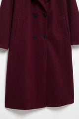Trench Coat Feminino Borgonha Babe