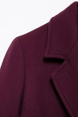 Trench Coat Feminino Borgonha Vic