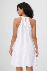 Vestido Curto Branco Laise Forrado Marilene