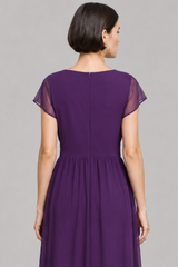 Vestido Longo De Festa Decote Em V Adalia