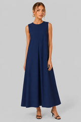 Vestido Longo Tricoline Andressa