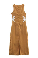 Vestido Midi Elegante Coqueiros