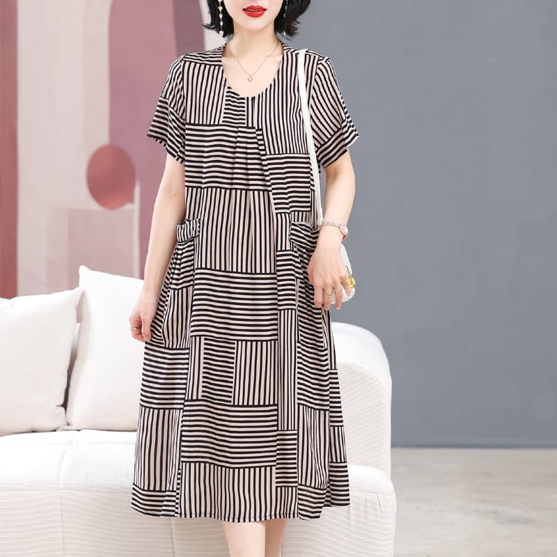 Vestido Midi Fresco Ines Estampa 06 / P (36-38) Vestidoinessembrinde