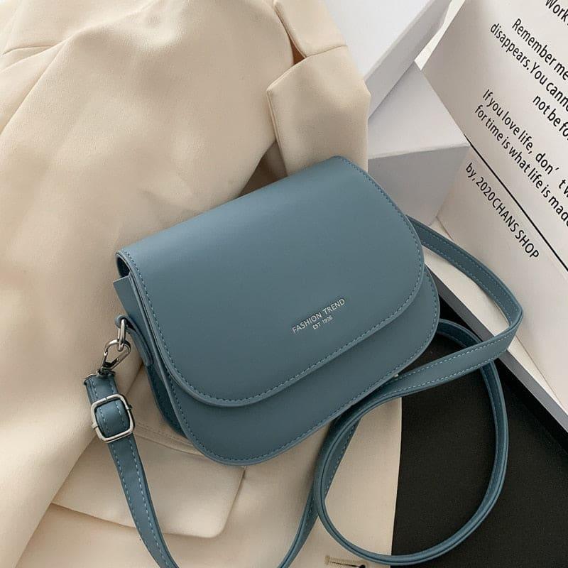 Bolsa Minimalista Feminina Yana Azul