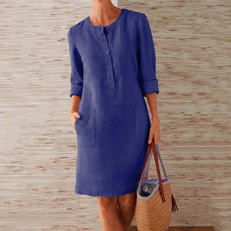 Vestido Curto Linho Jolie - Coradon