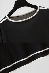 Blusa Feminina Manga Curta Stripe