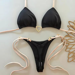 Biquíni Fio Dental Cortininha Heart