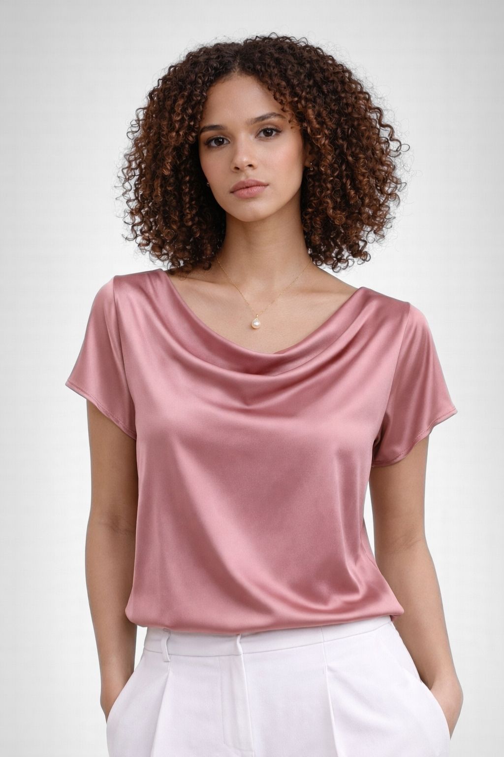 Blusa De Seda Feminina Caryne