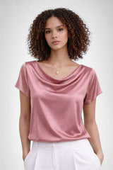 Blusa De Seda Feminina Caryne