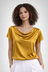 Blusa De Seda Feminina Caryne