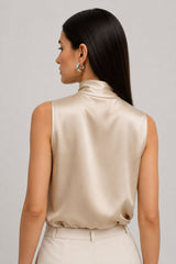 Blusa De Seda Feminina Chanel