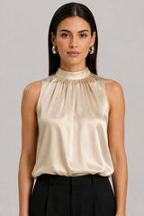 Blusa De Seda Feminina Chanel