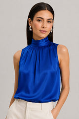 Blusa De Seda Feminina Chanel